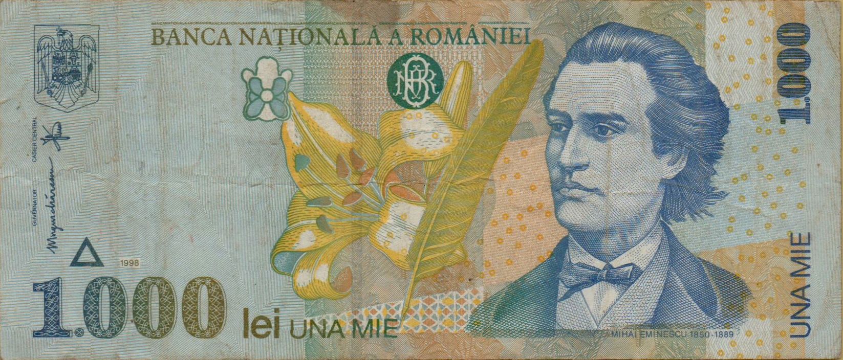 Romania 1000 1998 VF P-106/1